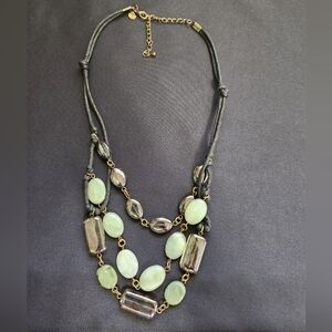 V3 Womens Glass And Stone Womens Necklace Statement Piece